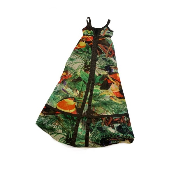 🆕 Desigual “Bulgaria” Multicoloured Maxi Dress - Women’s Size 2 - Picture 3 of 10